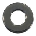 Midwest Fastener Flat Washer, For Screw Size #10 , Steel Chrome Plated Finish, 10 PK 74361